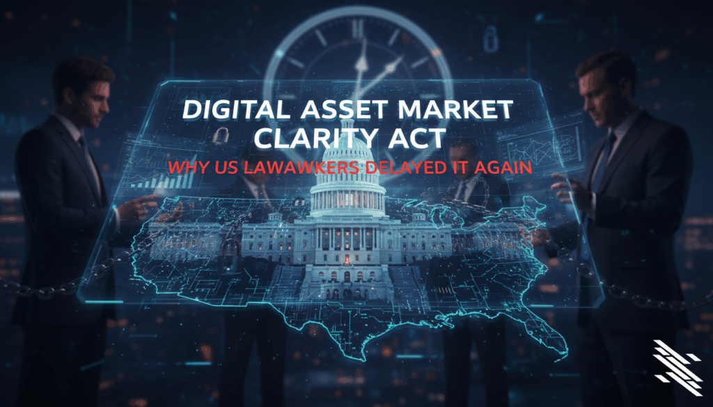 US Lawmakers Delay Digital Asset Market CLARITY Act AGAIN