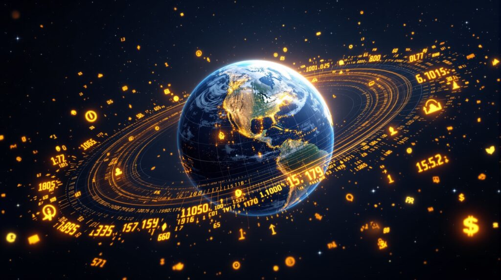 Evening Hero: 24/7 Global Trading Visualization