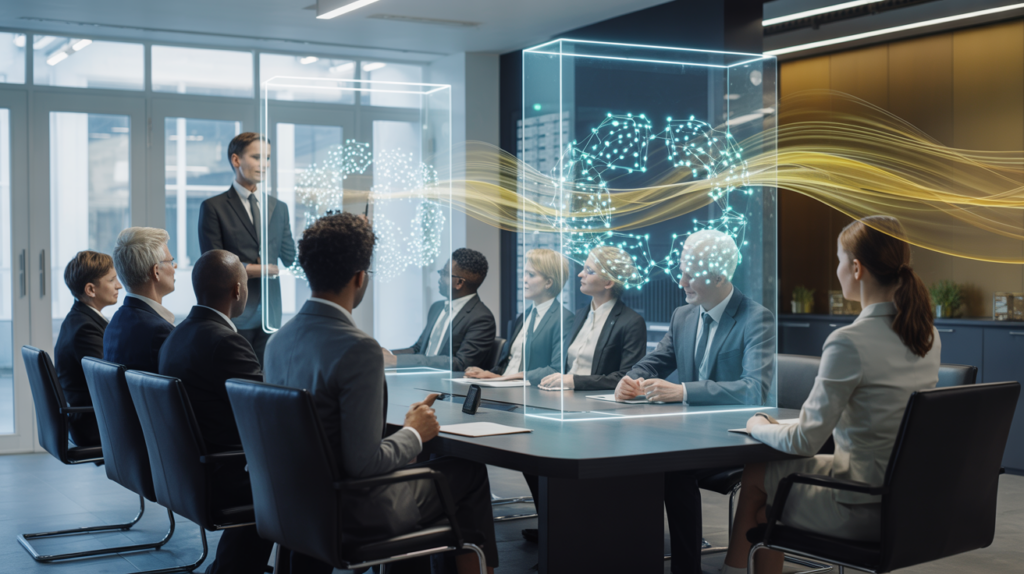 Institutional investors reviewing digital asset tokenized securities